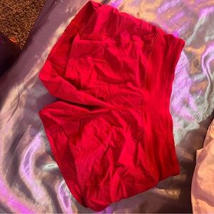 Women's Red Shorts